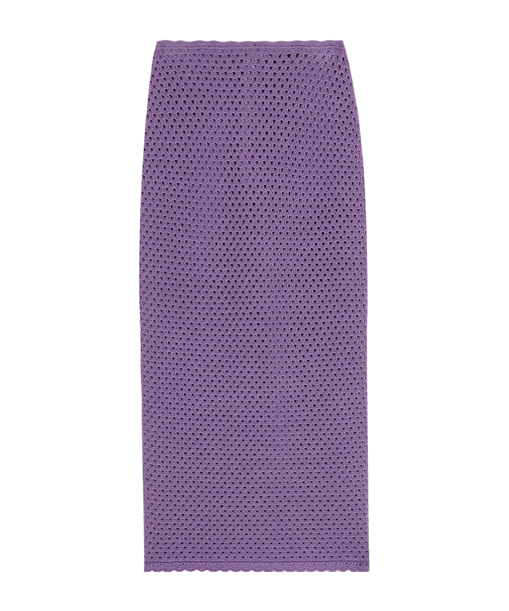 Dolce & Gabbana Calf-length Crochet Skirt In Purple
