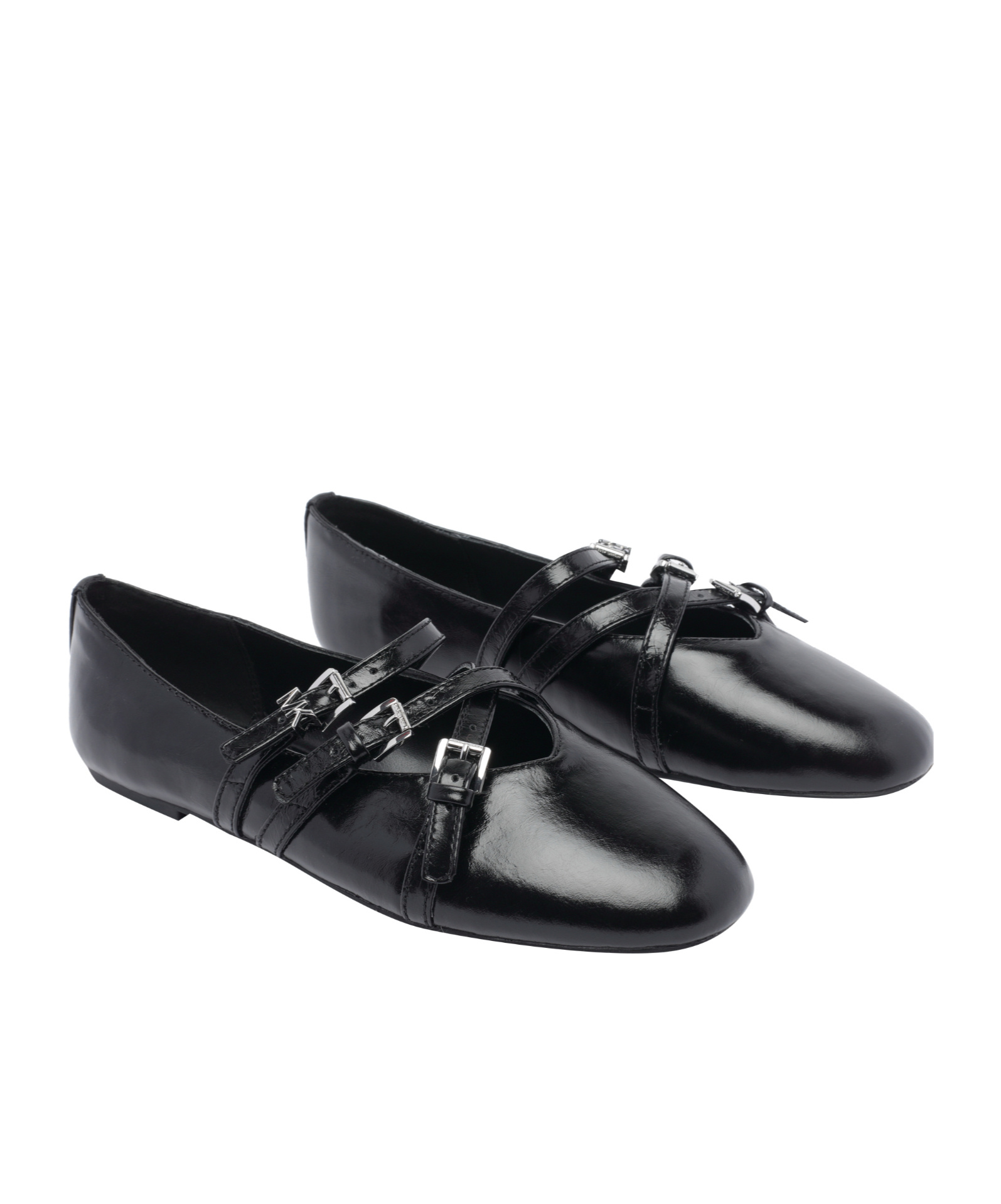 Michael Michael Kors Leather Flat Ballet Flats