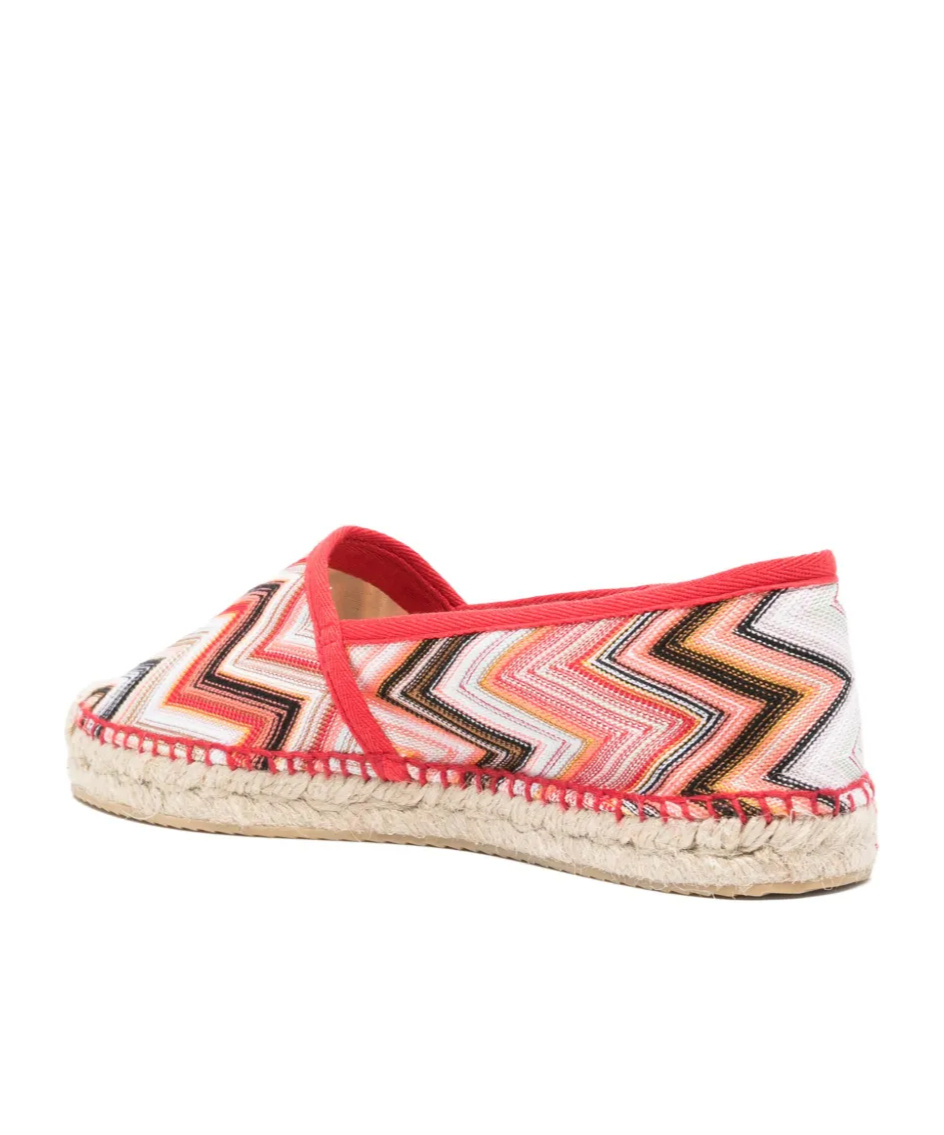 Missoni Zigzag Espadrilles In Nude