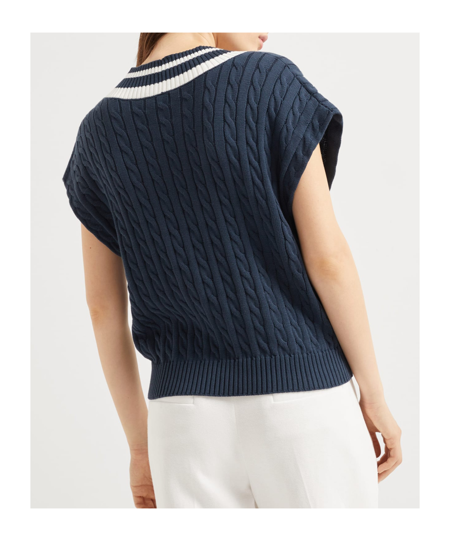 BRUNELLO CUCINELLI COTTON VEST