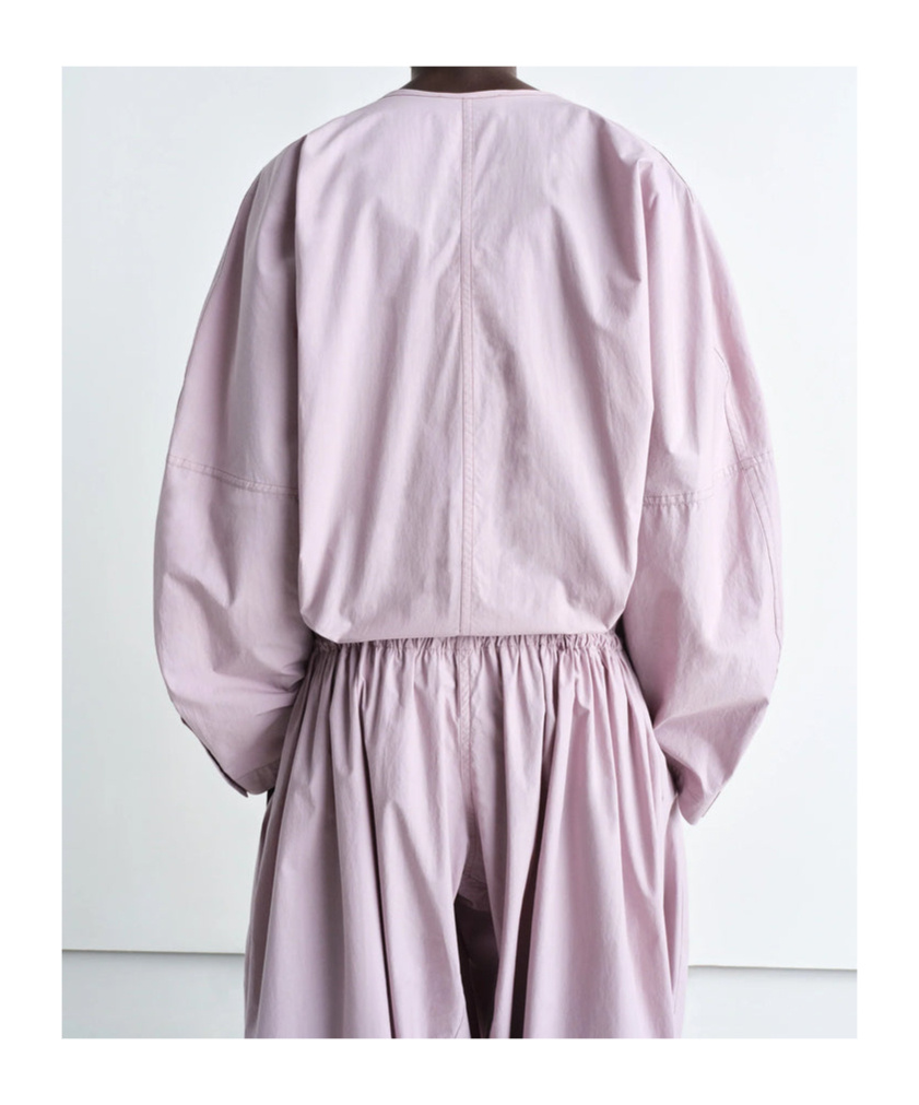 Lemaire Parachute Jumpsuit In Dusty Rose