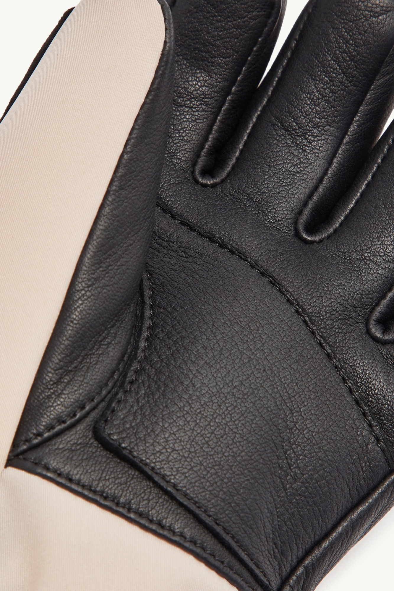 Moncler Padded Gloves In Brown