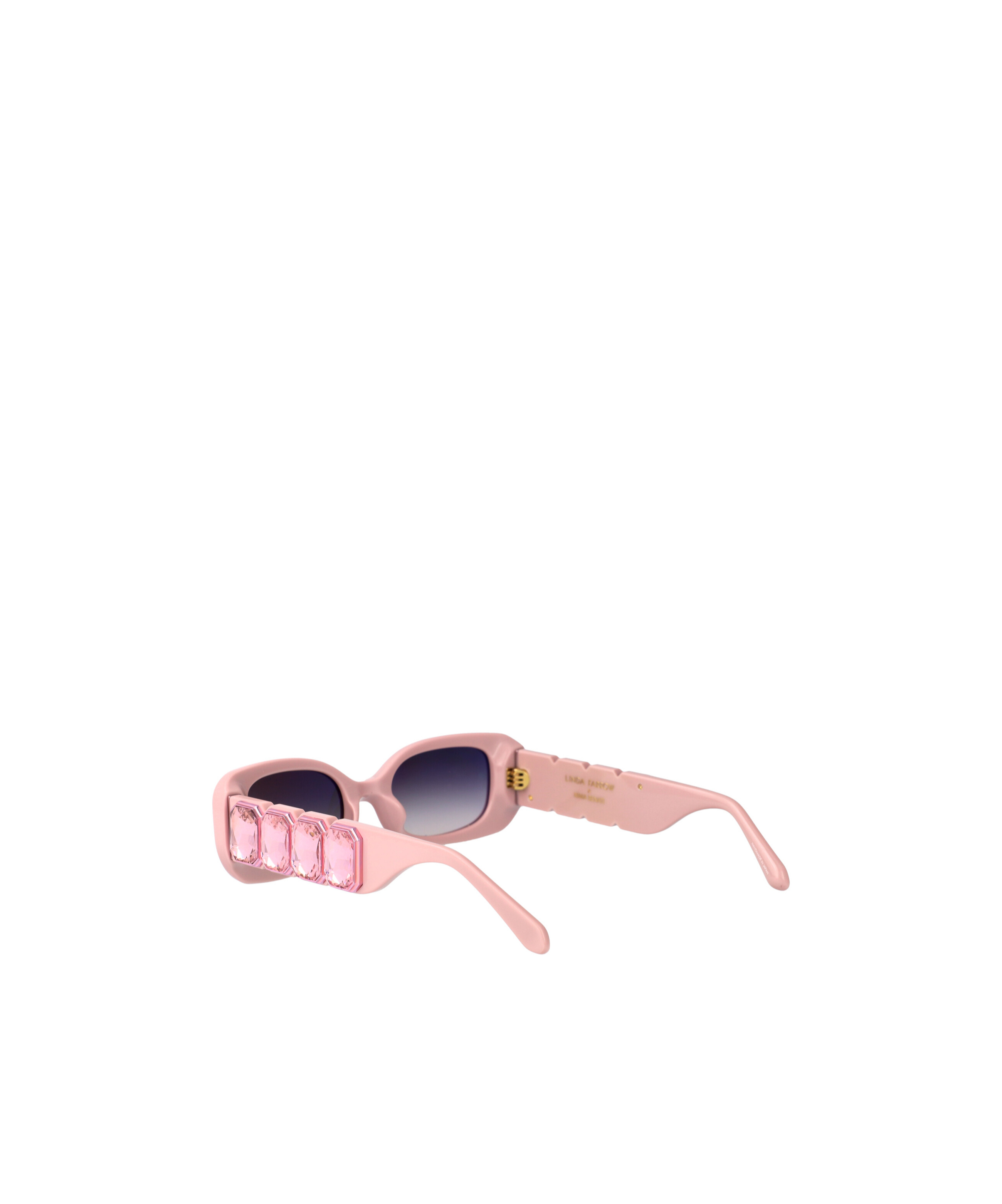 Linda Farrow Pink Acetate Sunglasses In Pink