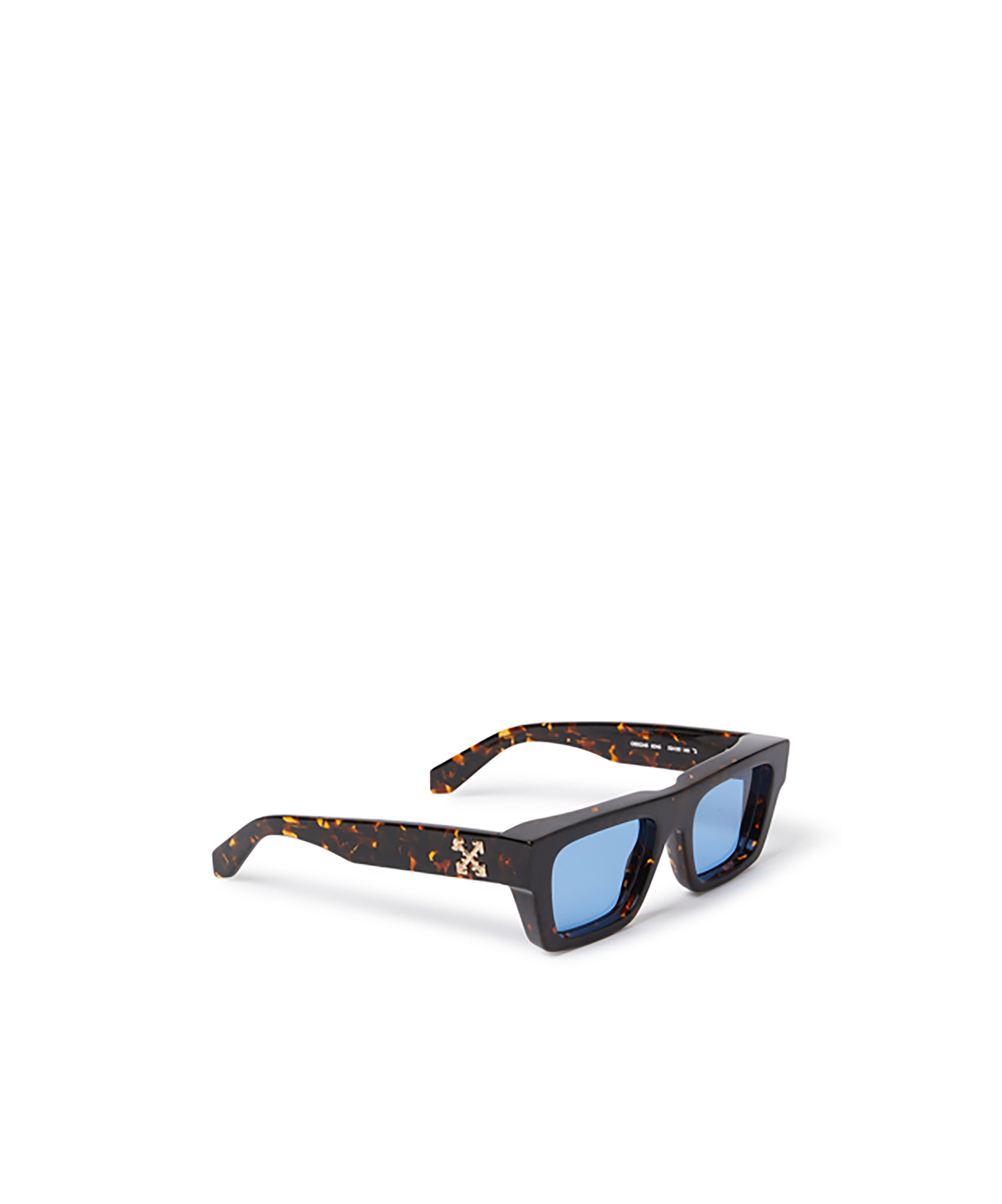 Off-white Rectangular Sunglasses In Blue