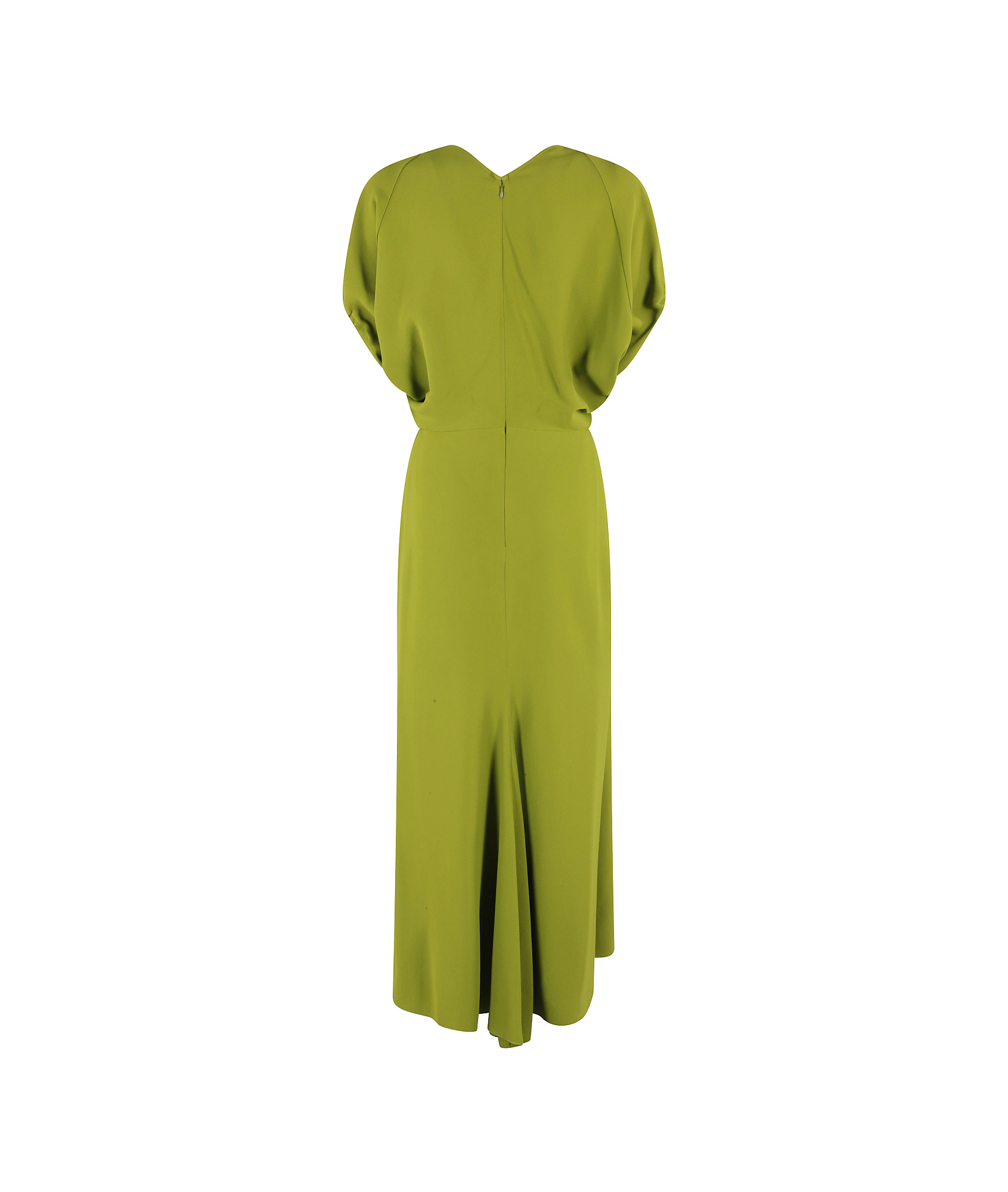 VICTORIA BECKHAM BLOUSON DETAIL MIDI DRESS 