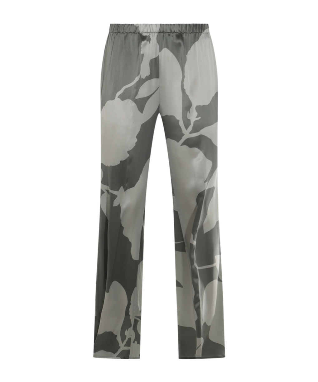 Antonelli Abstract-pattern Print Trousers In Gray