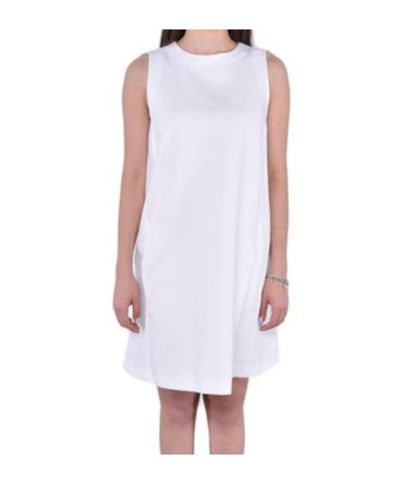 Weekend Max Mara Cotton And Linen Short Dress In White