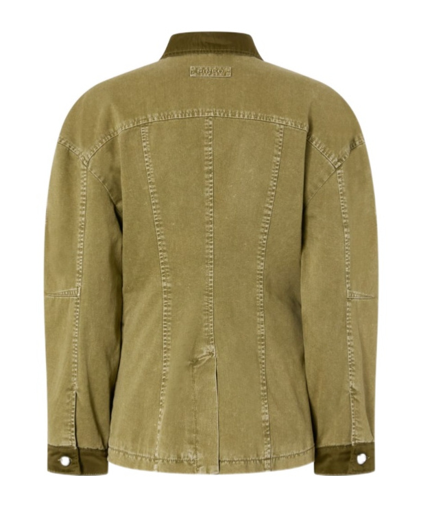 Pinko Field Jacket With Pockets In Multi