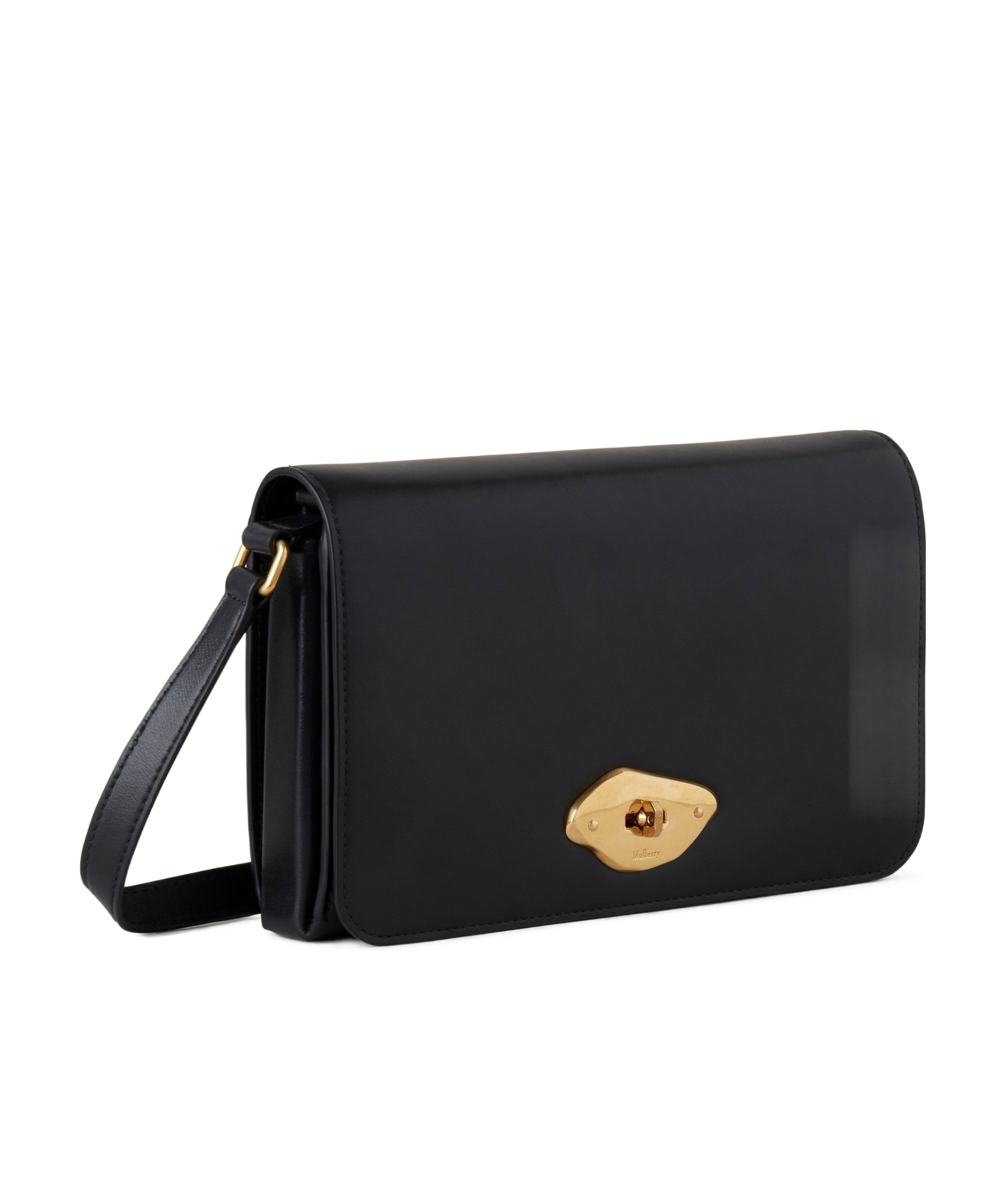 Mulberry Blue Lana Crossbody Bag In Black
