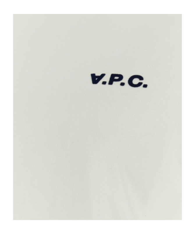 Apc A.p.c. 'carol' Boxy T Shirt With Logo Print In White