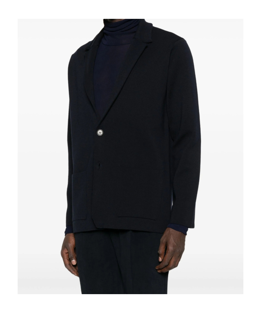 Roberto Collina Single-breasted Blazer In Black