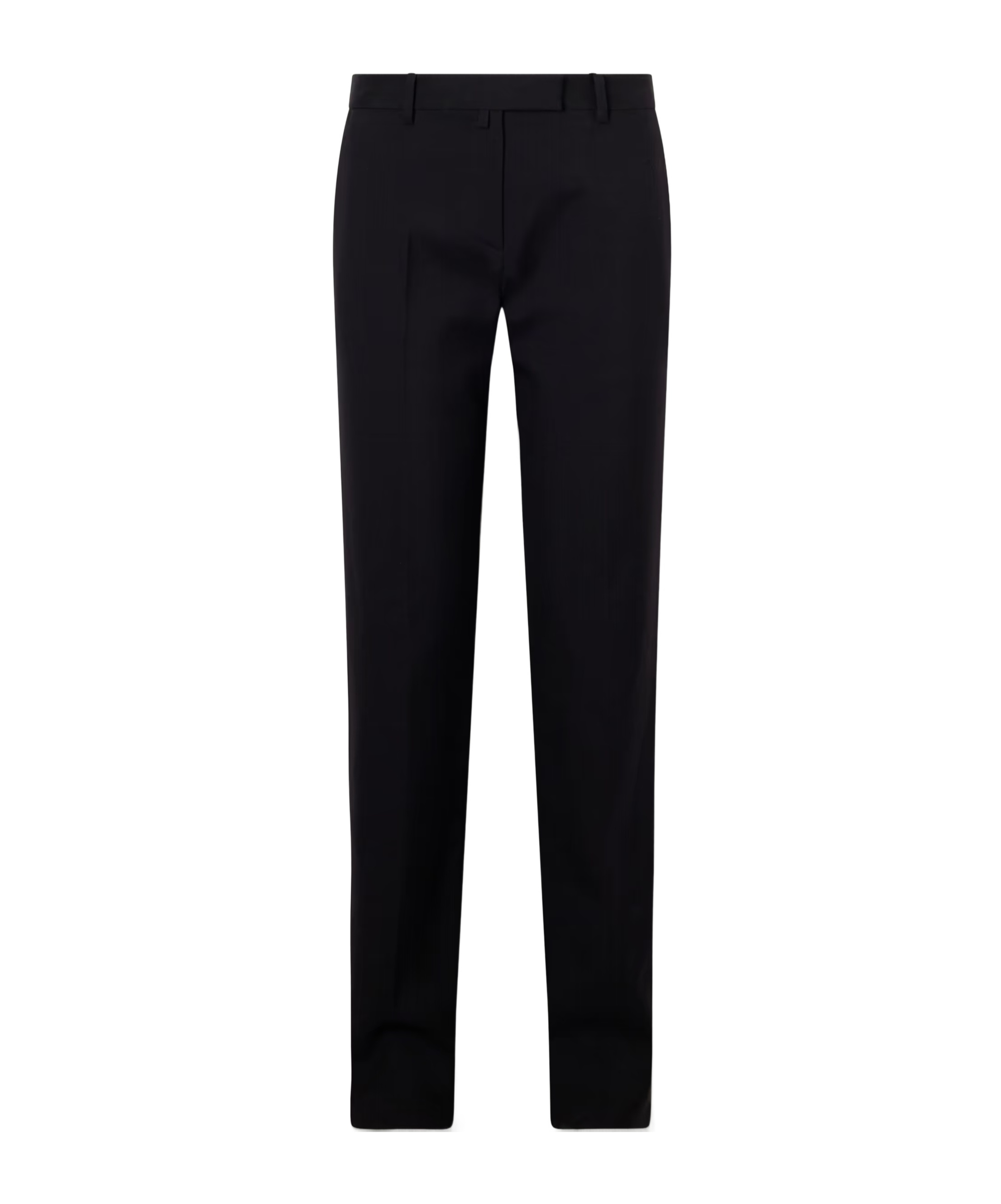 Calvin Klein Highwaist Straightleg Suit Trousers In Black