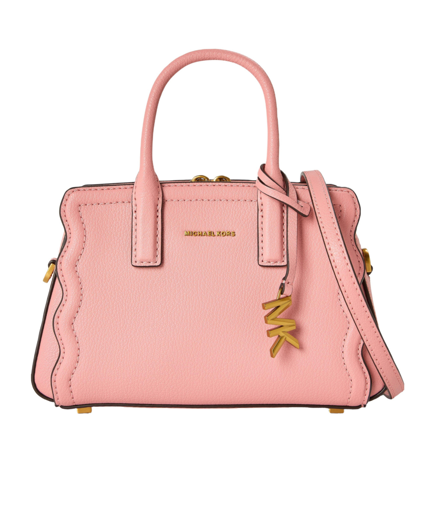 Michael Michael Kors Solid Color Satchel Bag In Pink