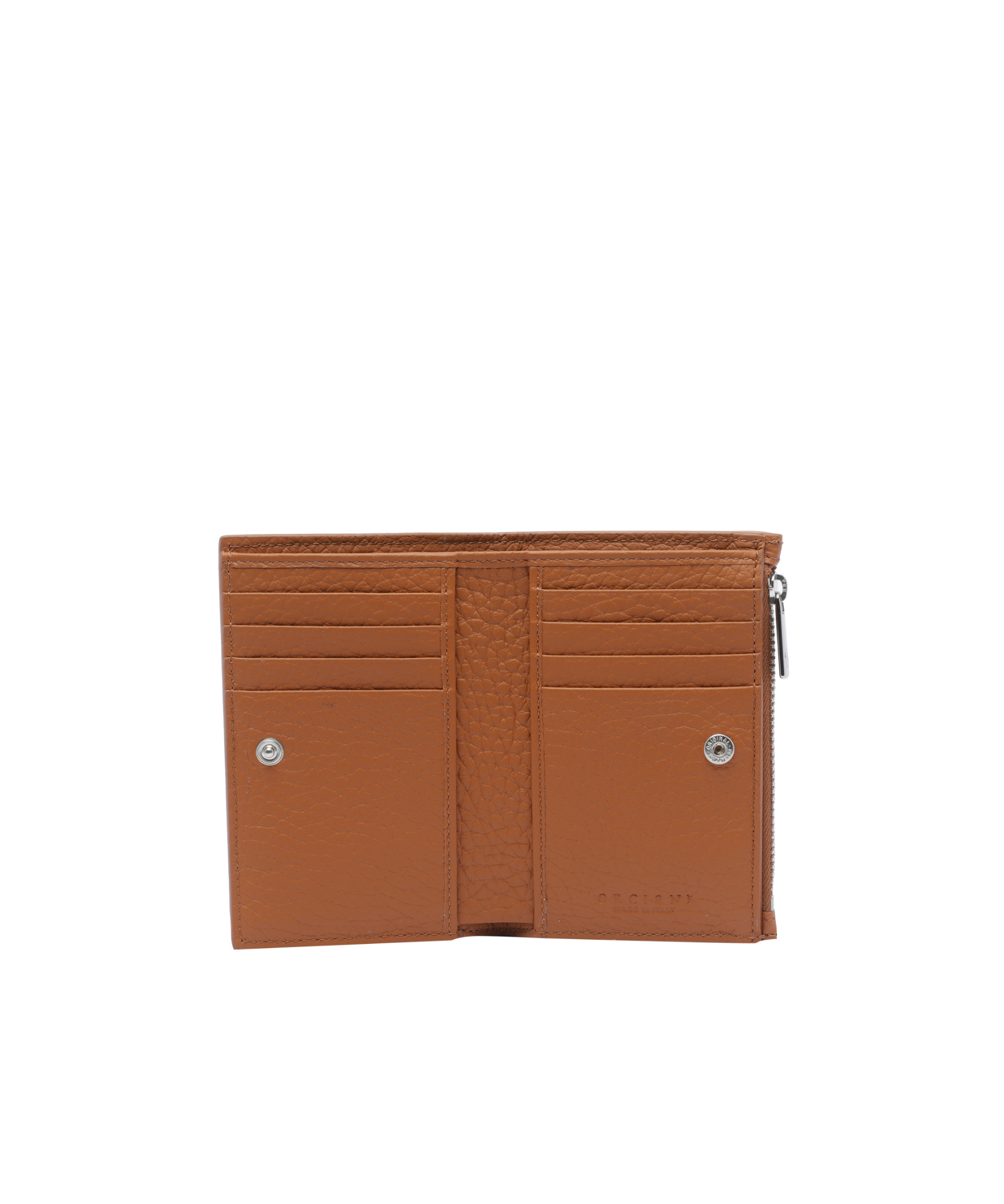 Orciani Textured Finish Wallet And Cardholders In Brown