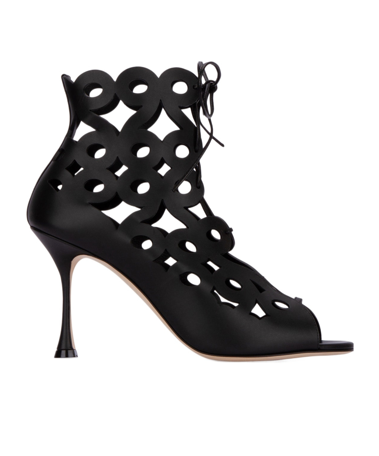 Manolo Blahnik Taralo Heeled Sandals In Black