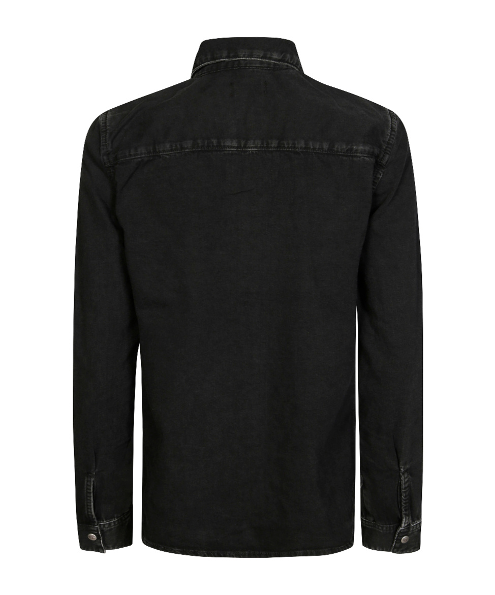 Diesel Long-sleeved Shirt In Black