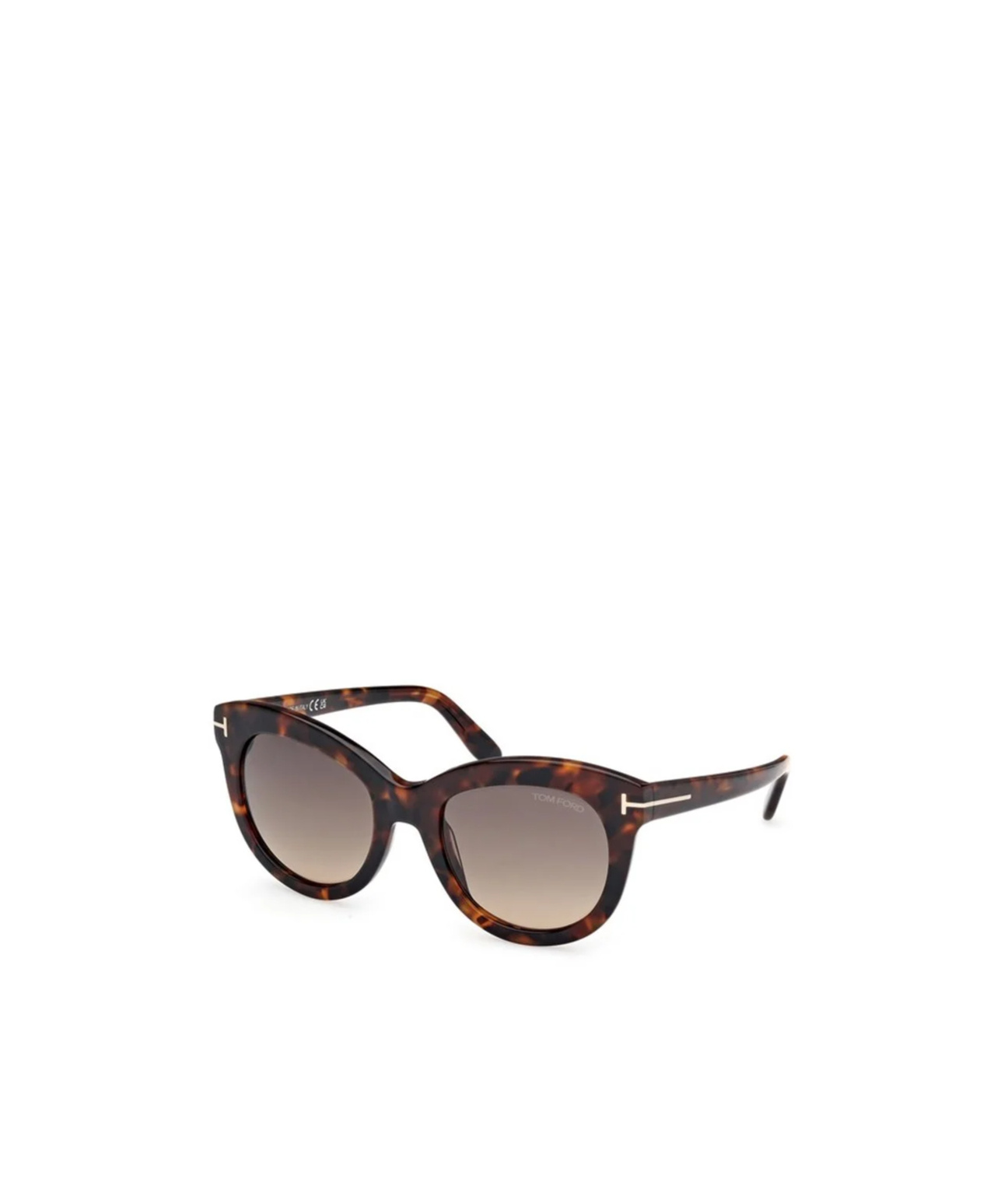Tom Ford Eyewear Odette Oval Frame Sunglasses In Multi