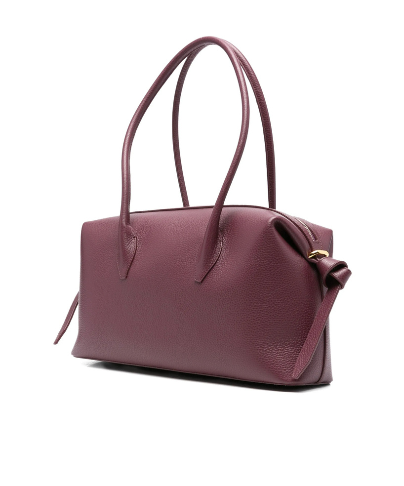 Yuzefi Double Handle Tote Bag In Burgundy