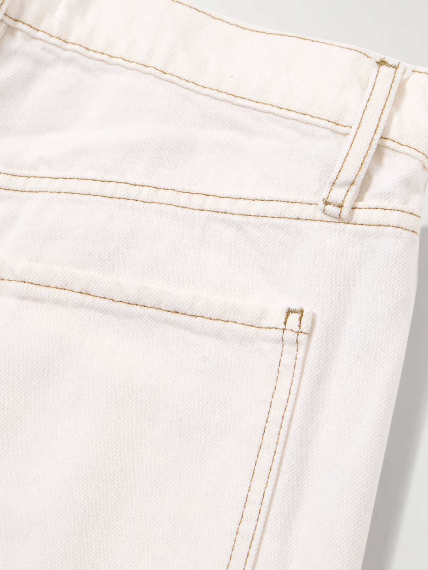 Frame Relaxed Wide Leg Utility Jeans In White