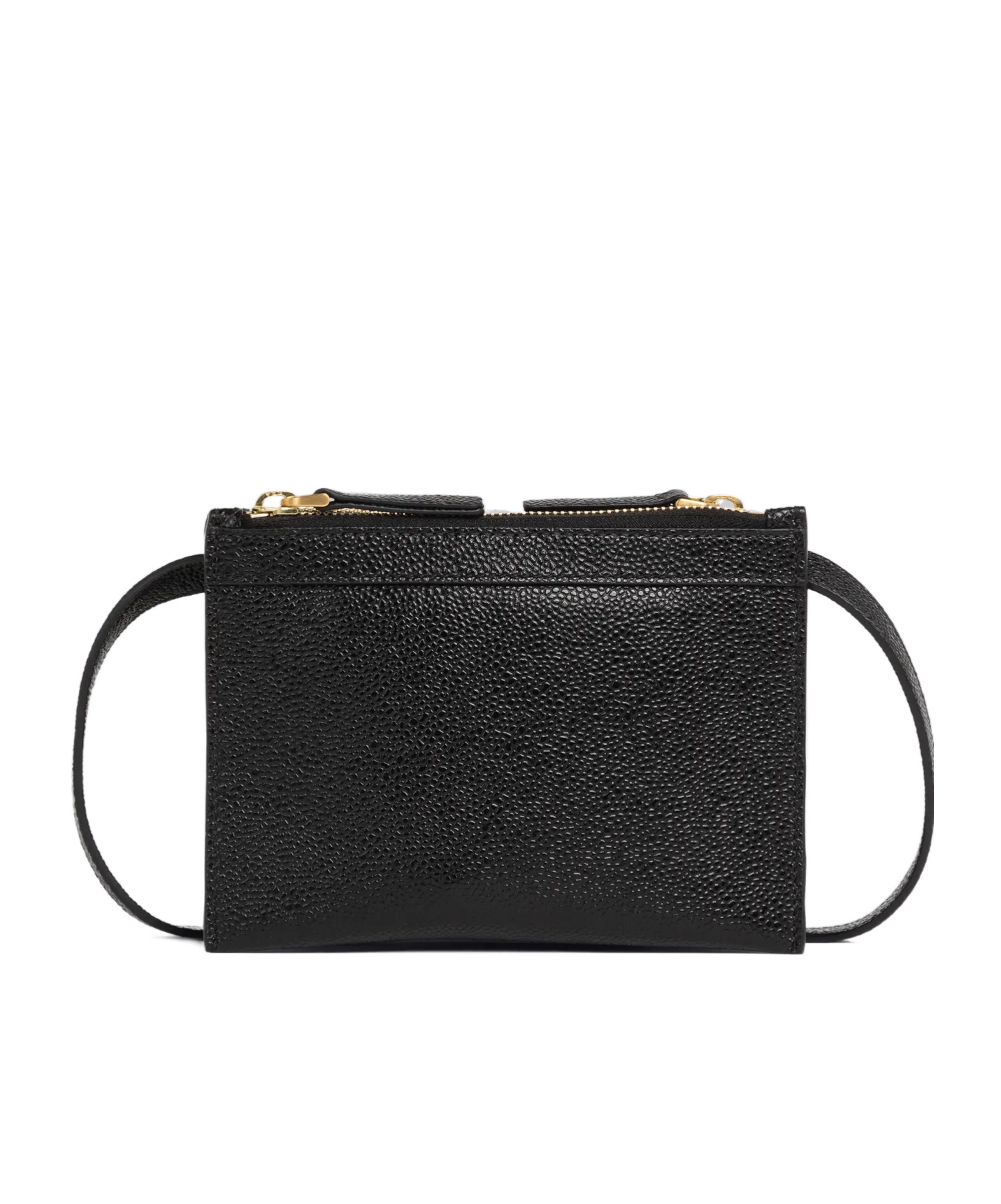Thom Browne Rwb Tab Crossbody Bag In Black
