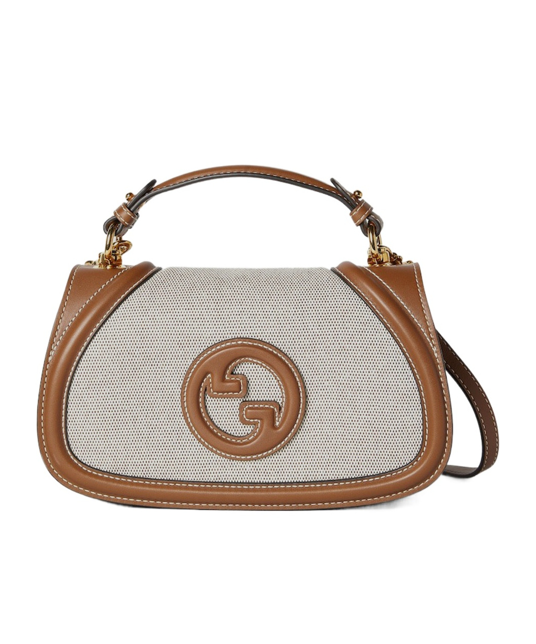 Gucci Blondie Medium Top Handle Bag In Brown