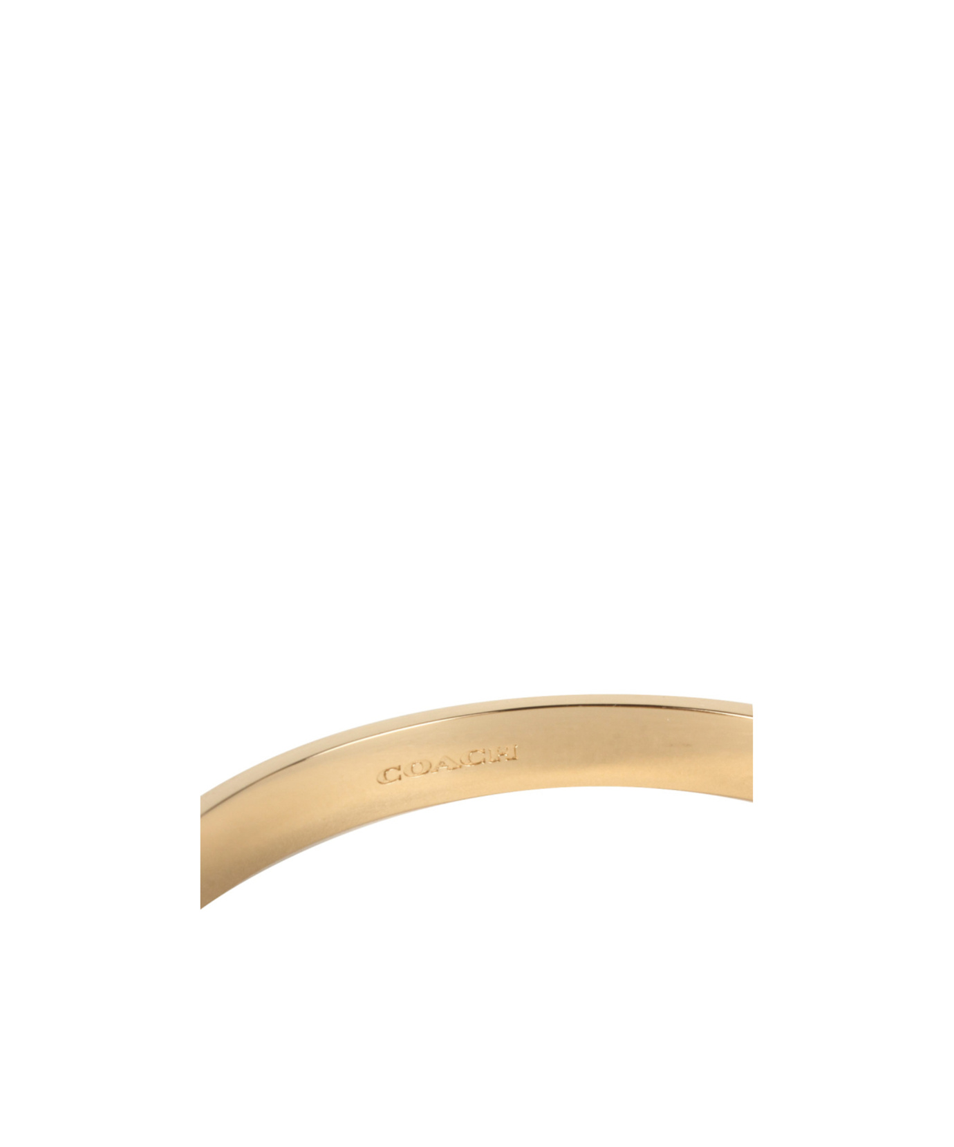 Coach Hinged Bracelet In Yellow