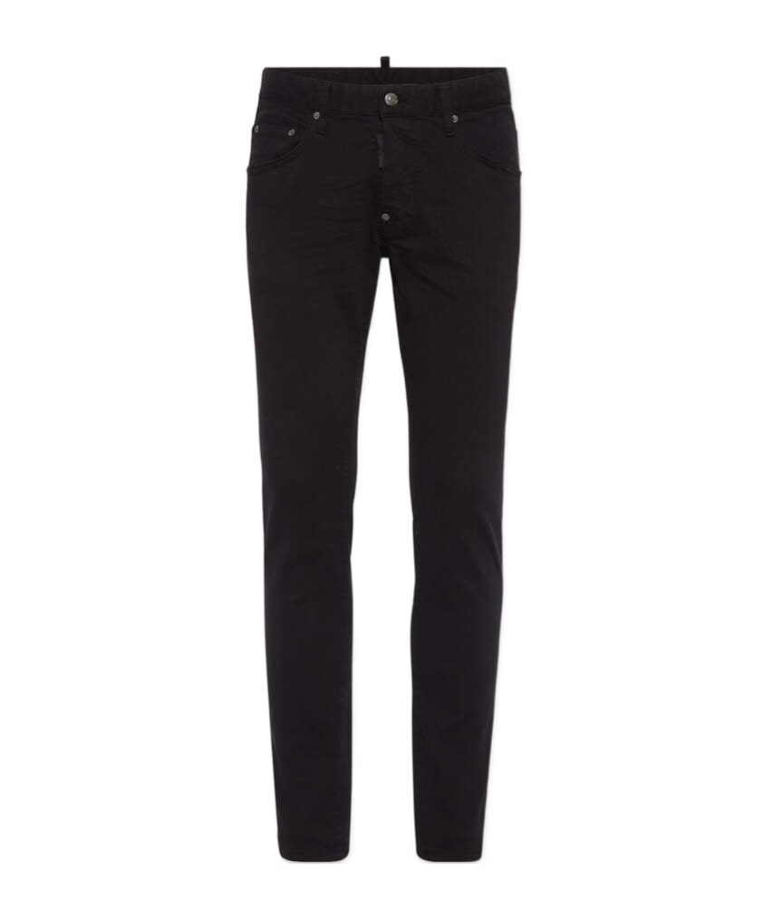 Dsquared2 Belt-loop Jeans In Black