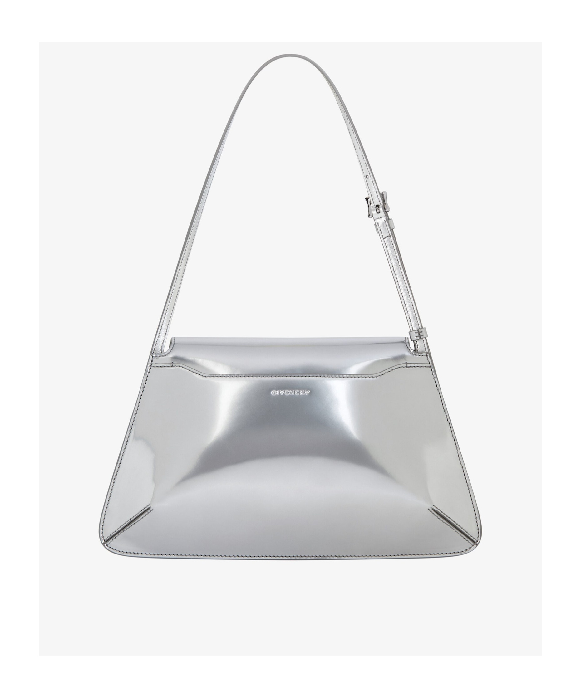 Givenchy 4g Liquid Shoulder Bag In Gray