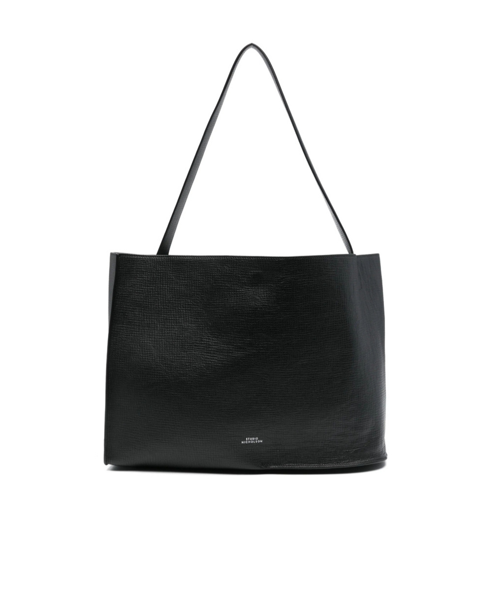 Studio Nicholson Leather Handbag In Black