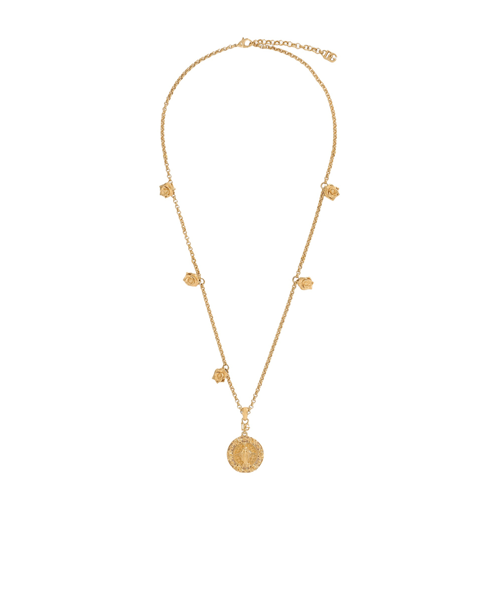 DOLCE & GABBANA DOLCE  GABBANA MEDALLION PENDANT NECKLACE