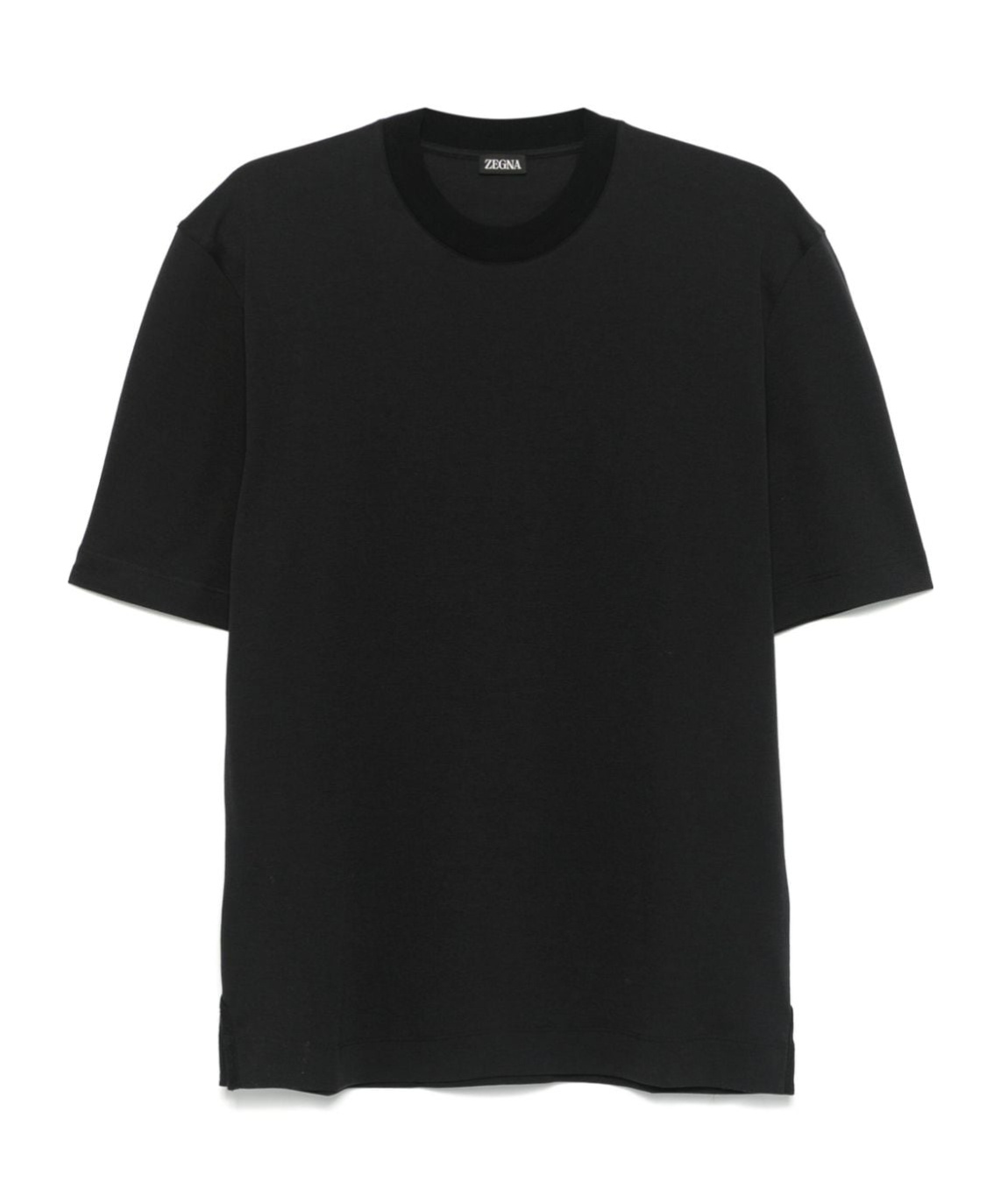 Shop Zegna Crew-neck T-shirt In Black