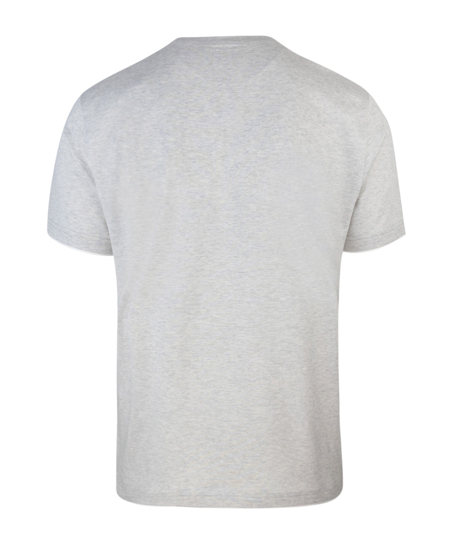 Eleventy Grey Crew Neck T-shirt In Gray