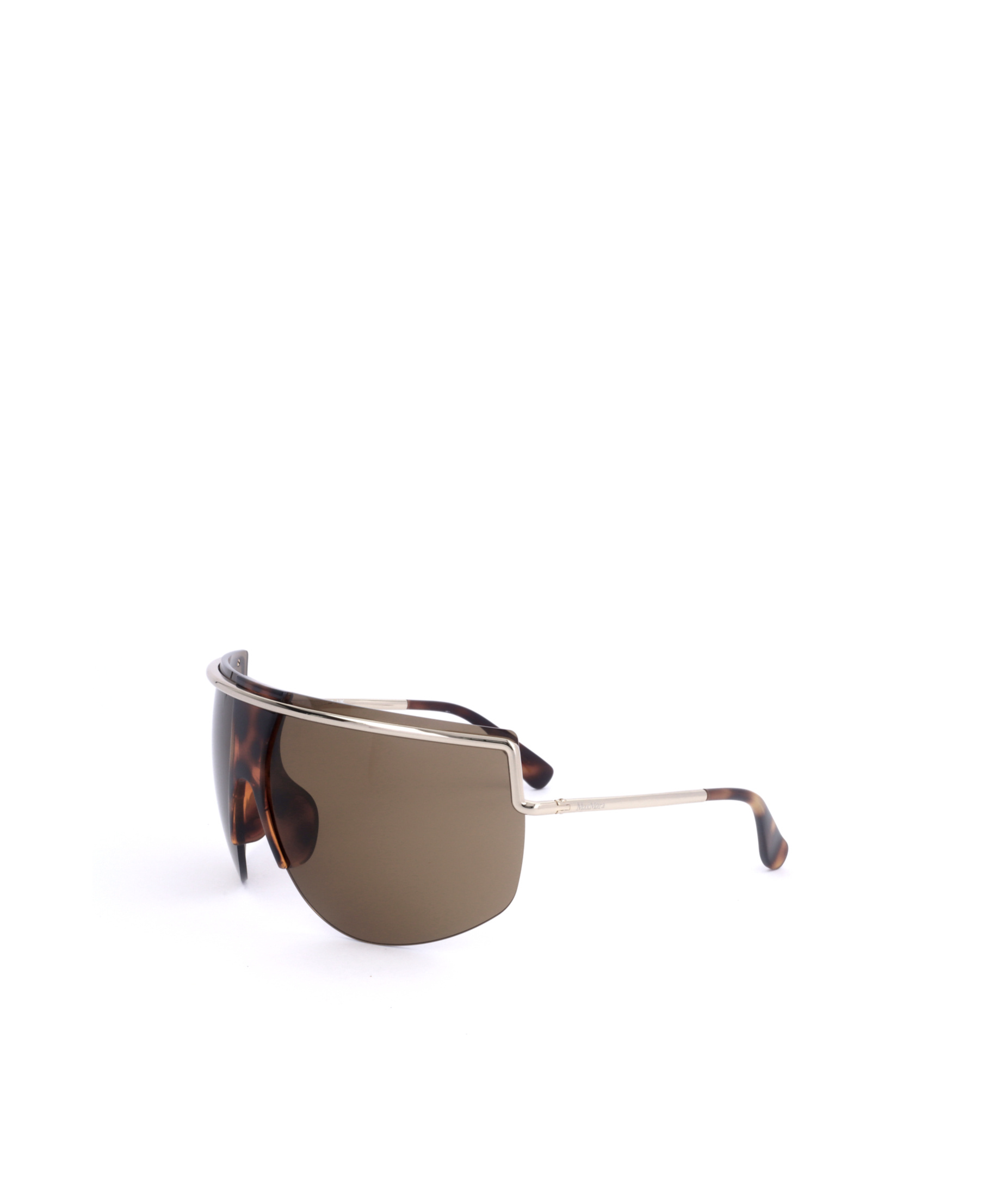 Max Mara Shield Sunglasses In Brown