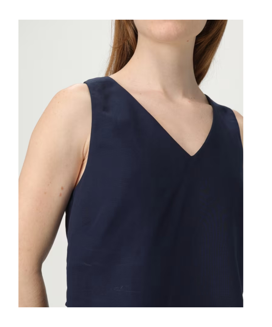 Kaos V-neck Crop Top