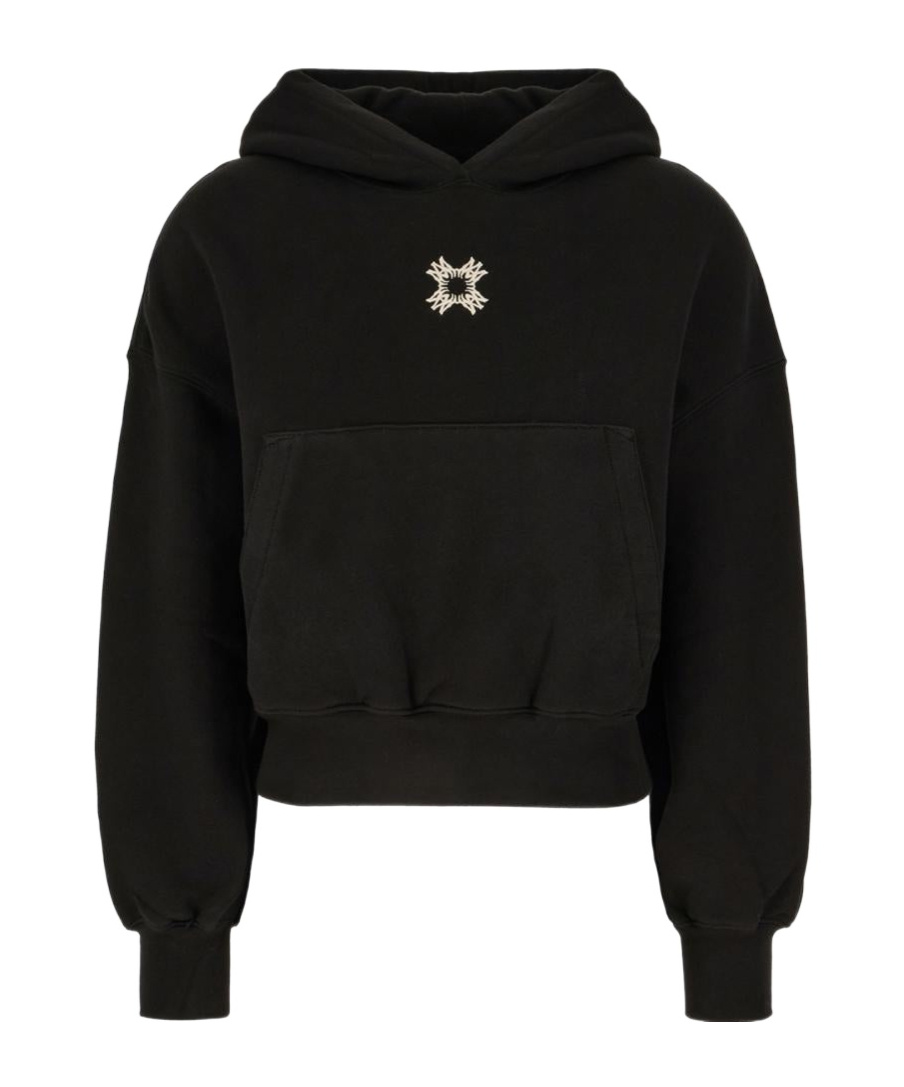 Amiri Black Cotton Oversize Sweatshirt In Black
