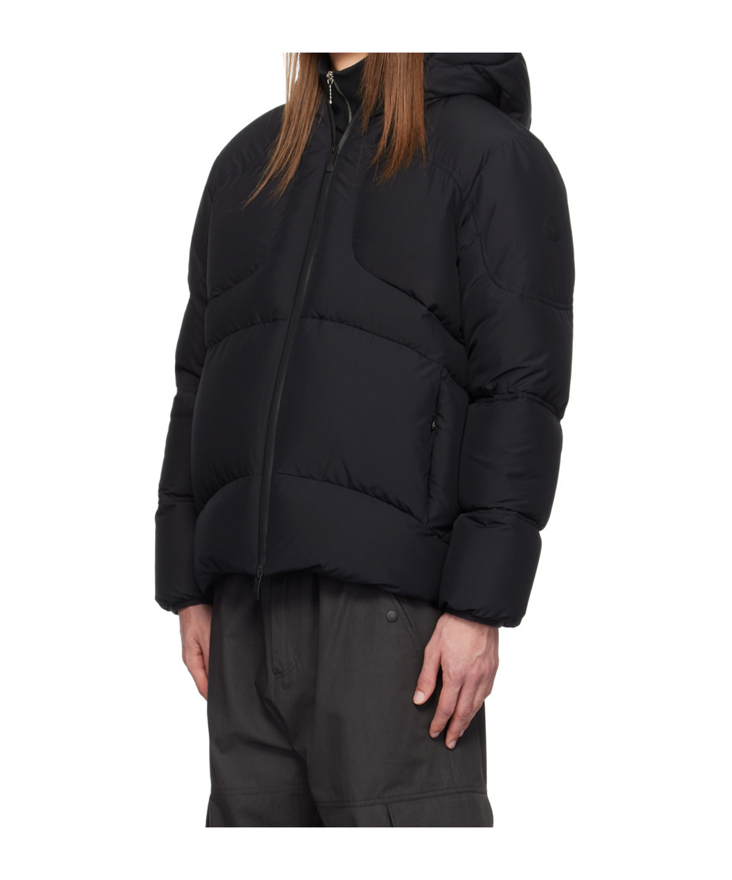 Moncler Peller Tech Down Jacket In Blue