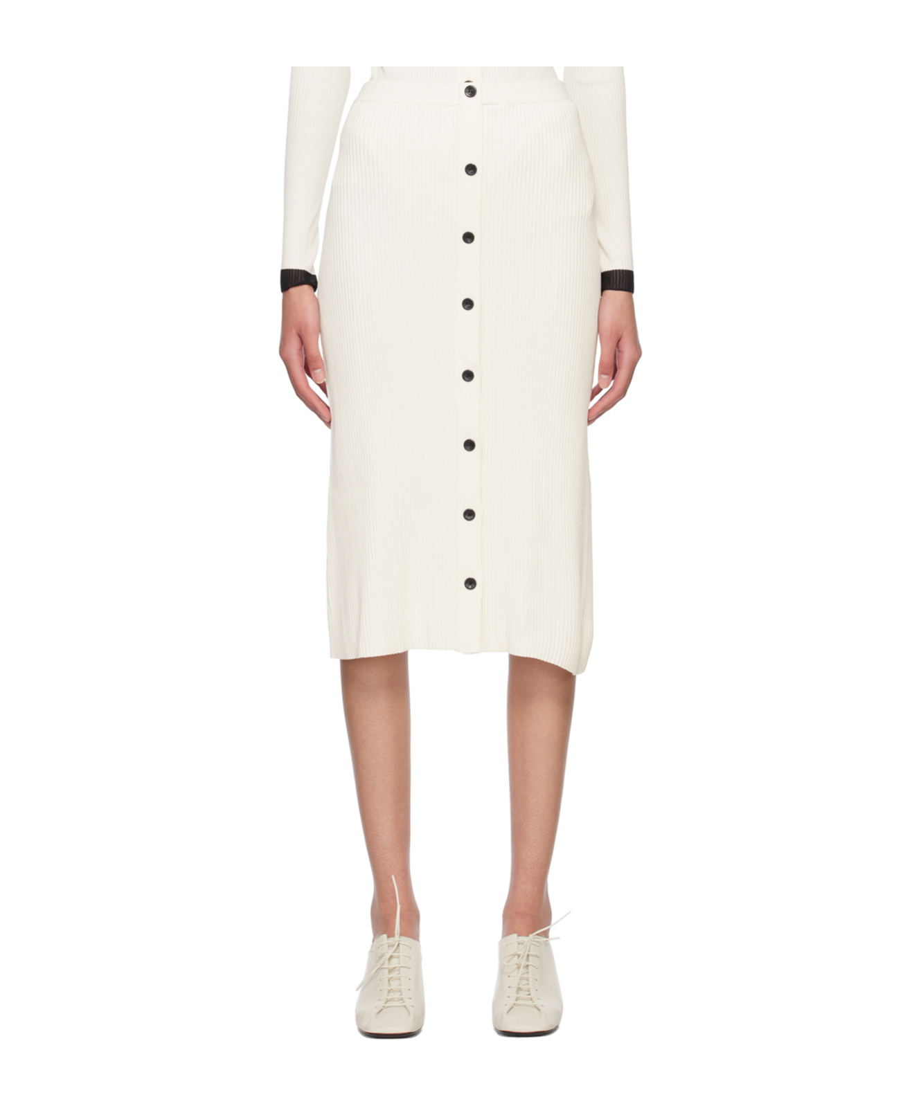 Proenza Schouler Button-down Skirt With Front In White
