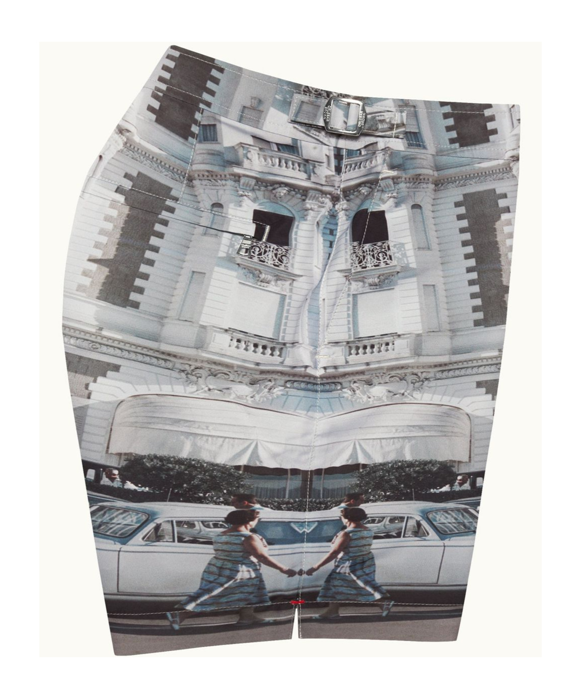 Orlebar Brown Bulldog Photographic Swim Shorts In Gray