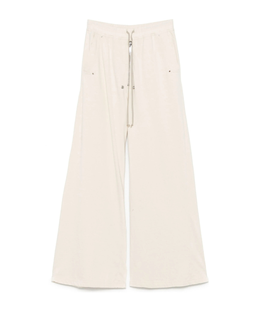 Rick Owens Drkshdw Geth Belas Track Pants In Light Beige