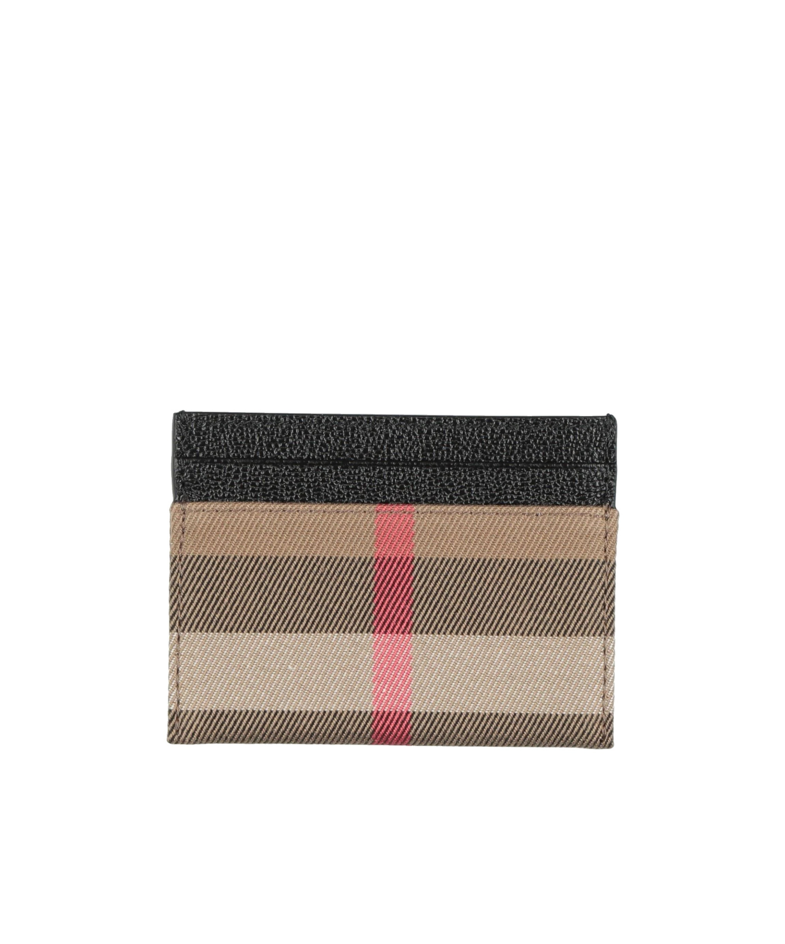 Burberry Signature Print Cardholders In Black