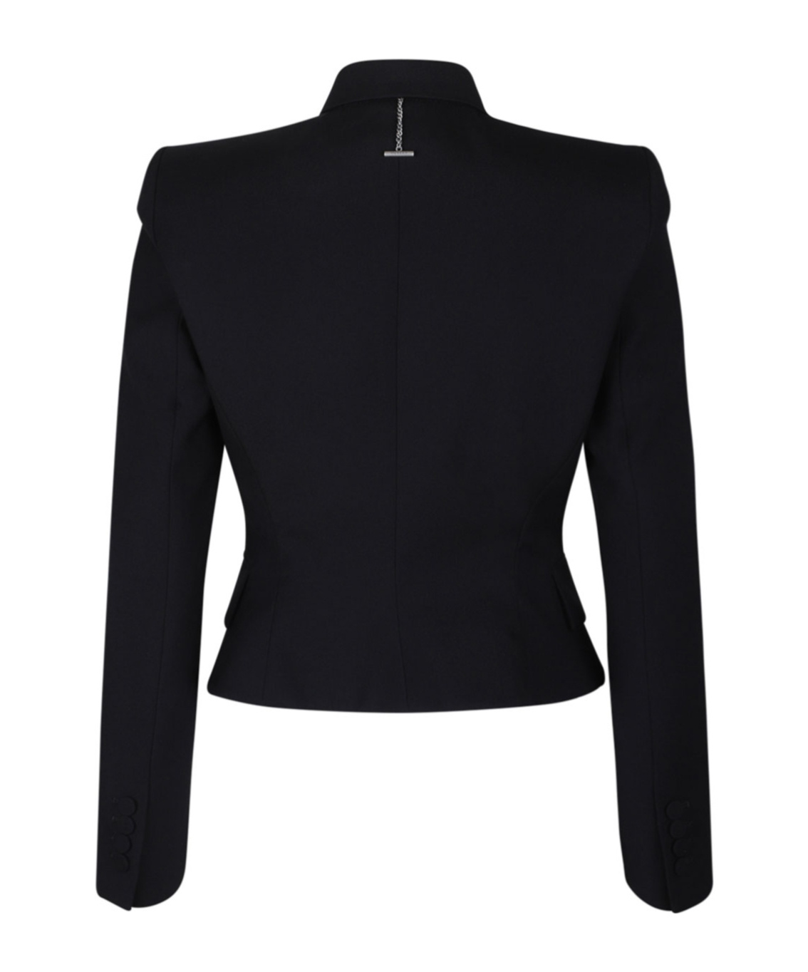 Alexander Mcqueen Long-sleeved Suit Jacket In Black