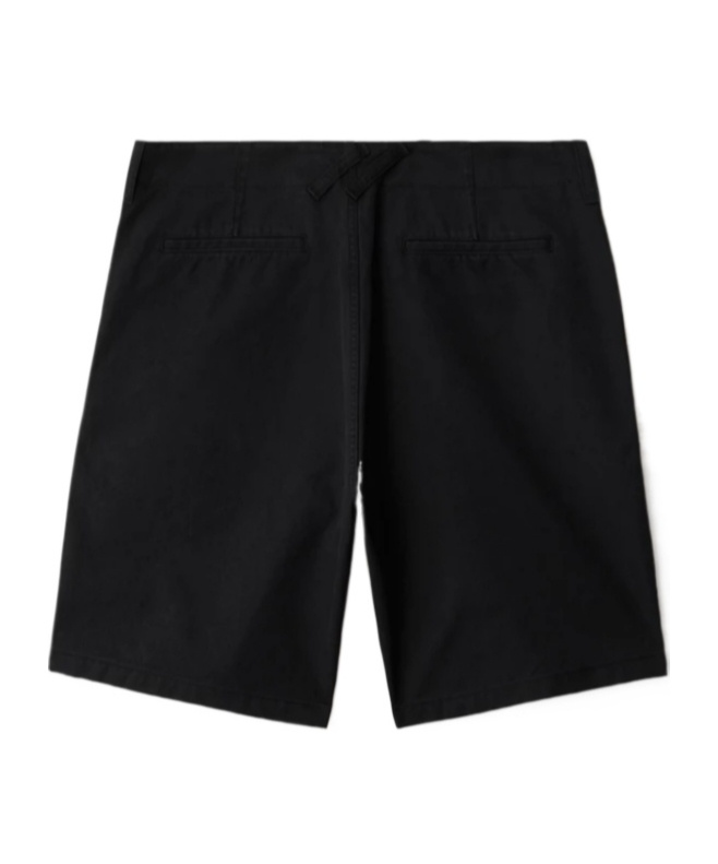 Burberry Twill Weave Bermuda Cotton Shorts In Black