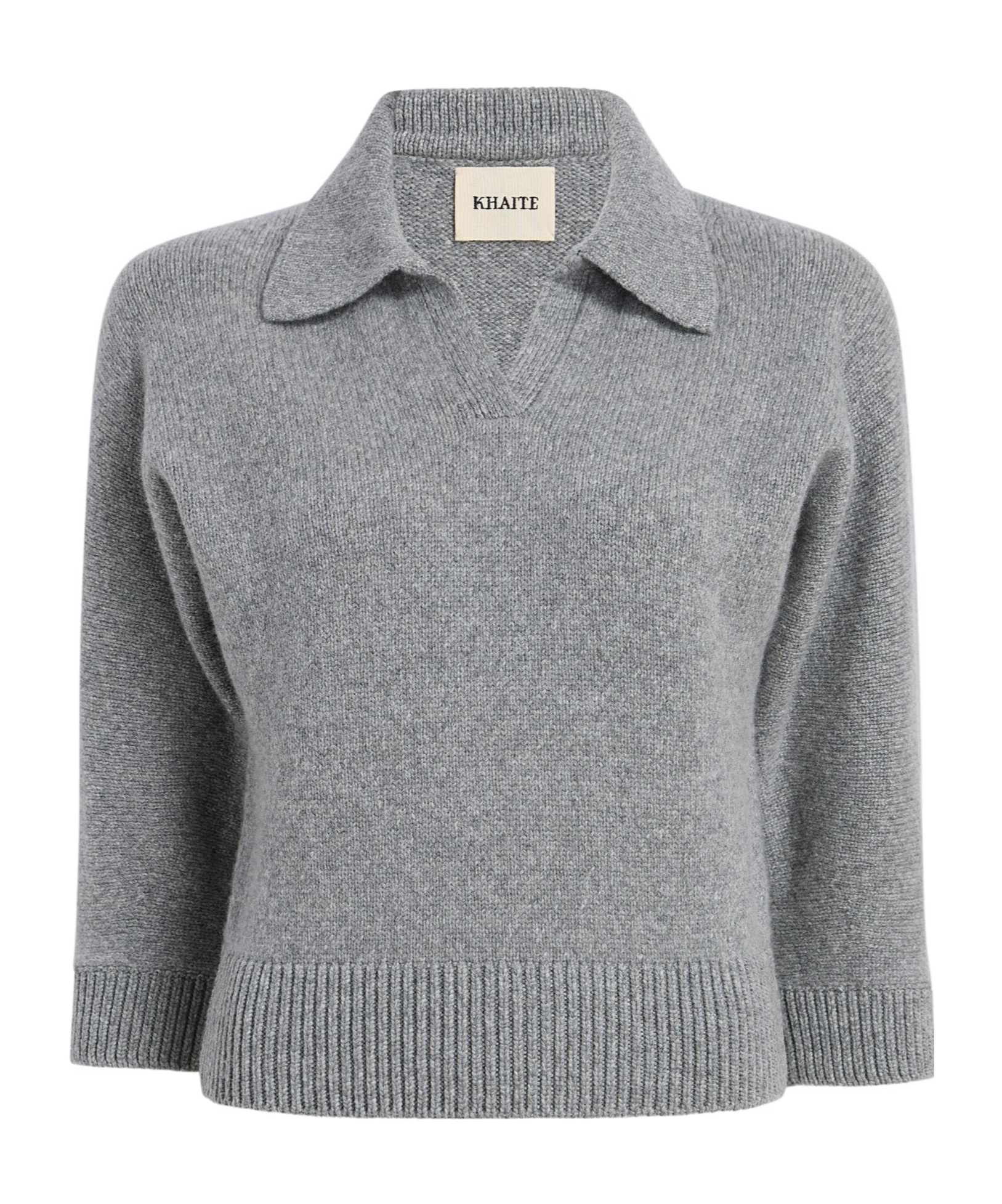 Khaite Polo-neck Cashmere Sweater