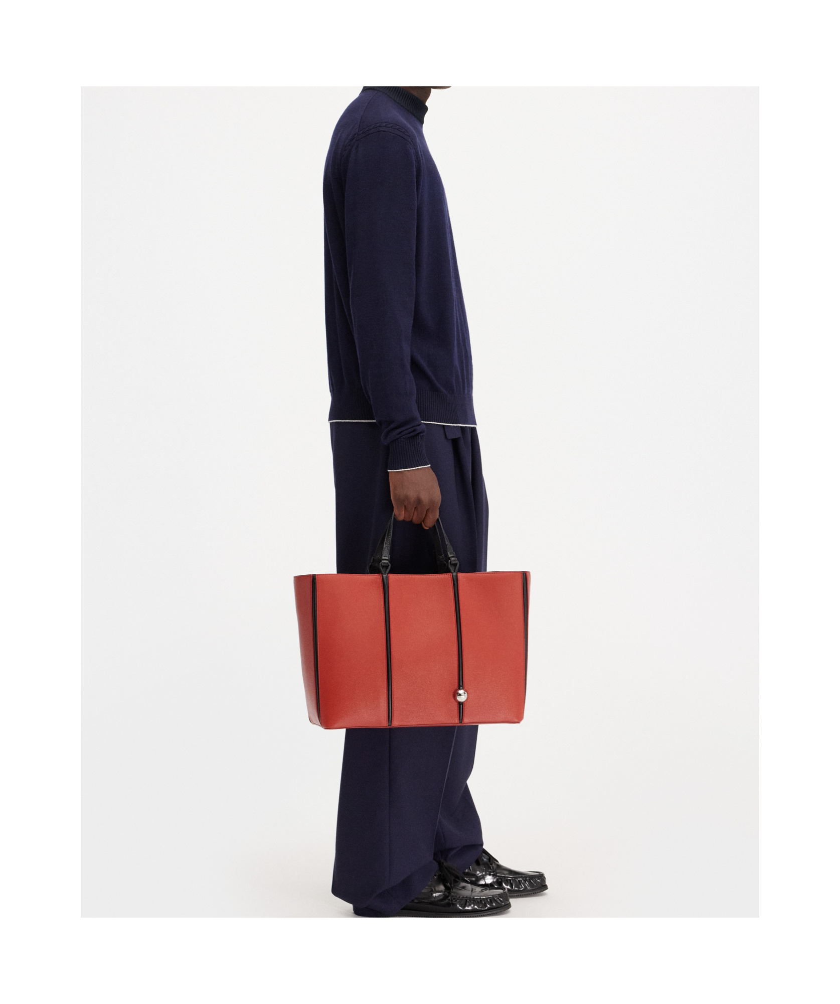 Shop Jacquemus The Tricot Knit Jumper In Black
