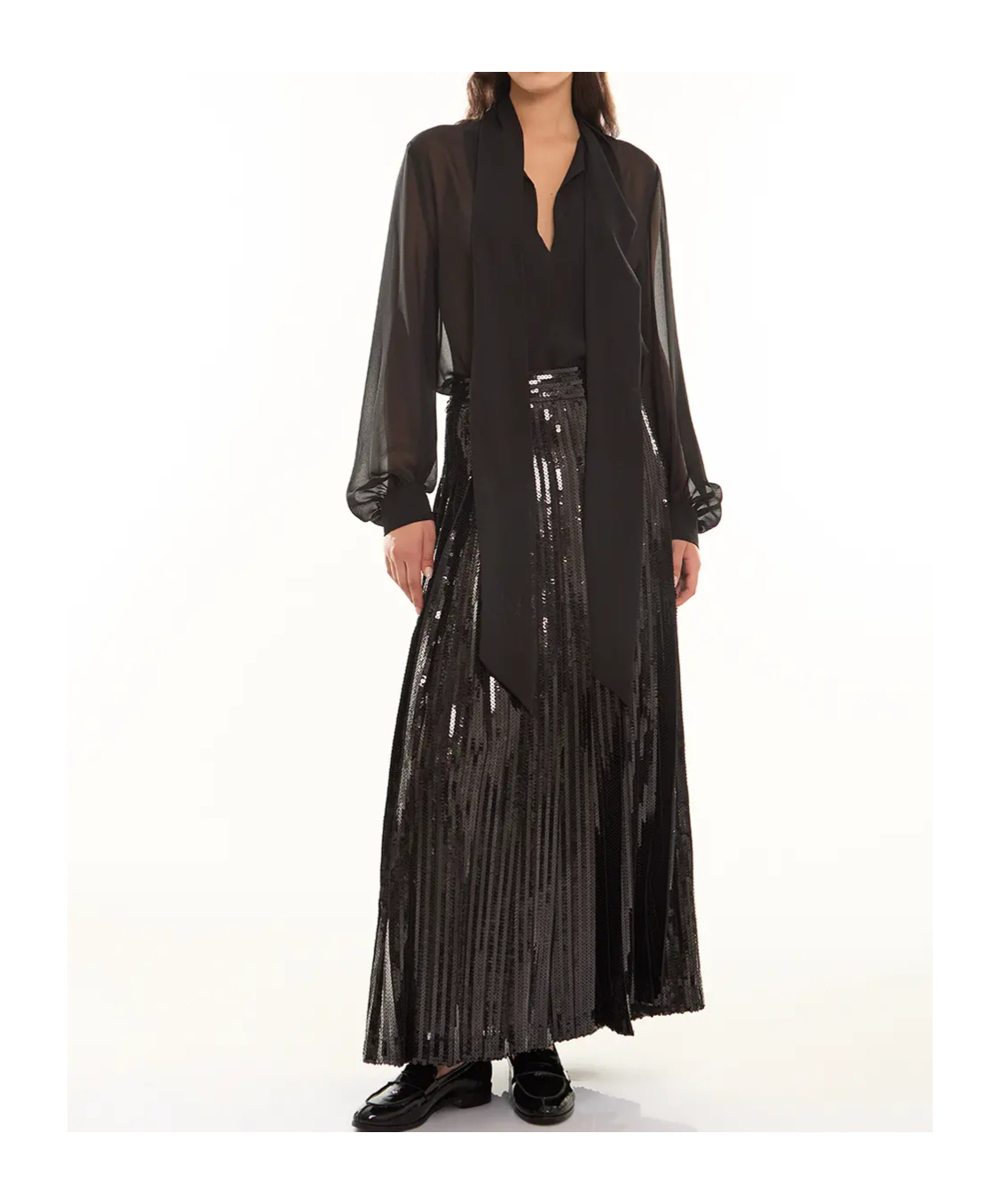 P.A.R.O.S.H GODOT MAXI SKIRT 