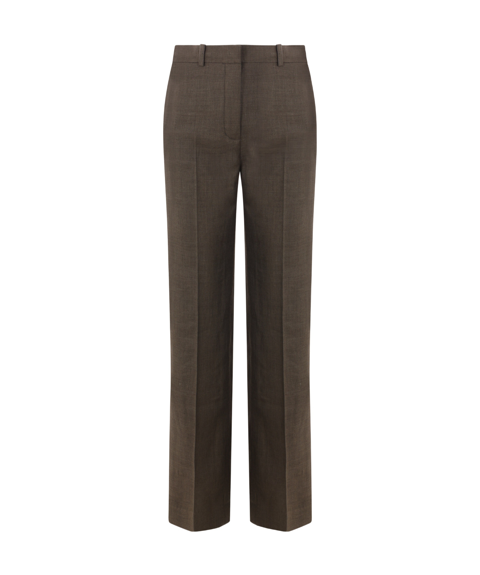 Loro Piana Belt-loop Casual Pants In Brown