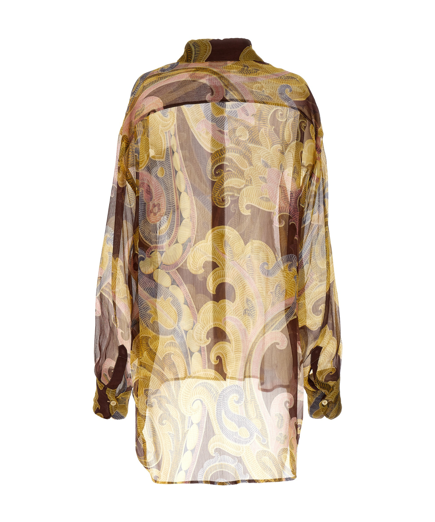 Shop Etro Printed Shirt In Nude