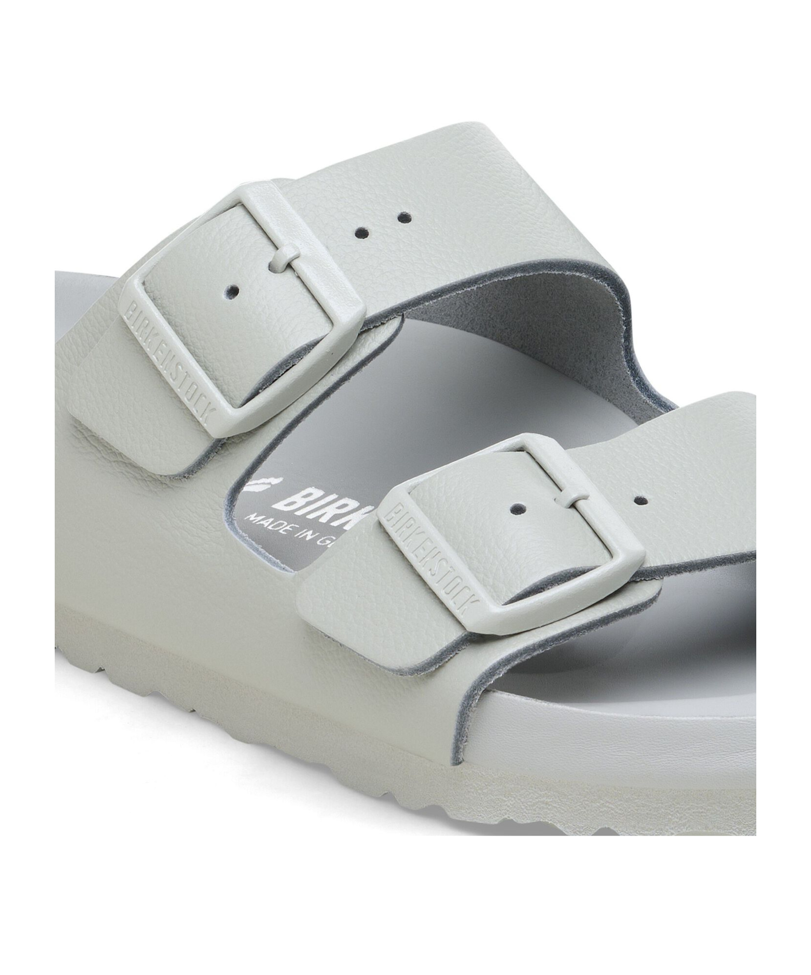 Birkenstock Flat Slippers In Gray