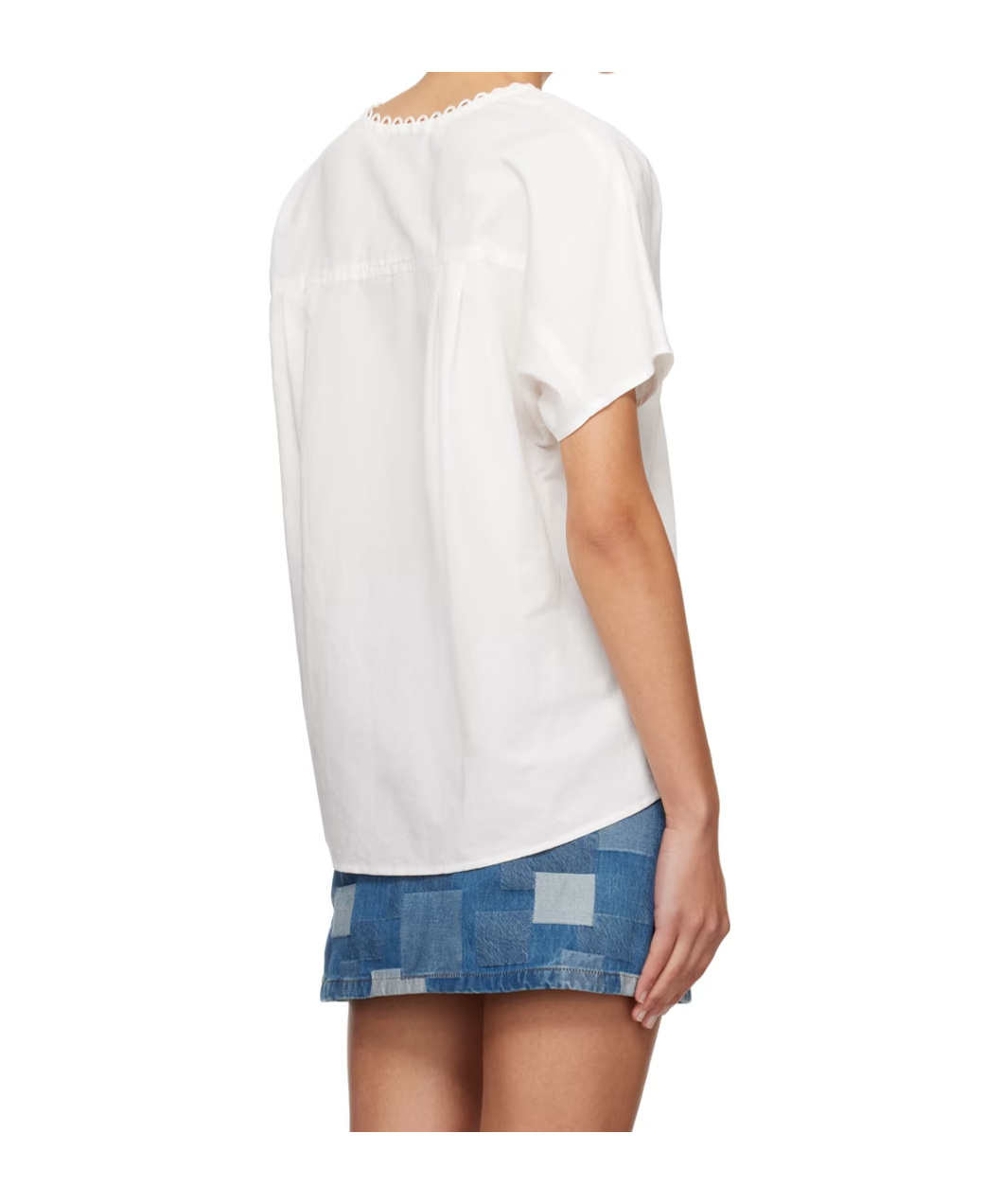 Apc White Freja Blouse In White