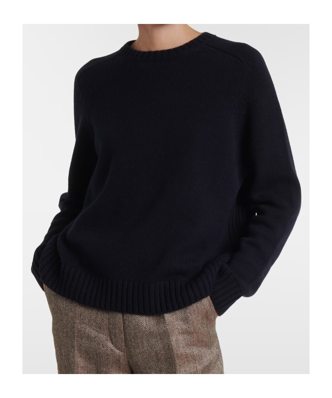 Loro Piana Parksville Cashmere Sweater In Blue